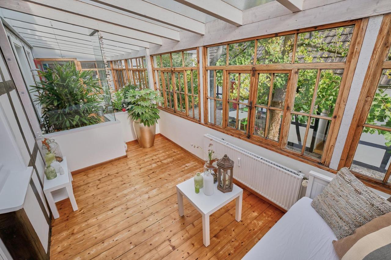Ferienwohnung Im Fachwerkhof 'Haus In Bewegung' Seelscheid Buitenkant foto